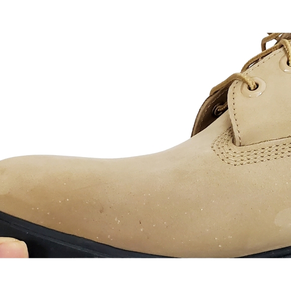 New Timberland mens classic 6 Inch boots natural beige nubuck waterproof lace up